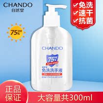 Disposable hand sanitizer 75% alcohol does not hurt hands large capacity 300ml household hand cleaning sterilization moisturizer