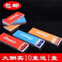 Personality old-fashioned matches Retro nostalgic foreign fire materials Disposable ordinary art field camping