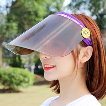 Hats female Korean summer lens sunshade millin face sunhat sun hat female riding electric car hat sunshade hat