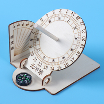 Sundial technology small production diy students invented homemade sun clock model scientific experimental equipment science toys