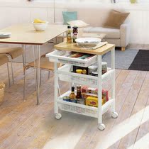 Japan imports pulley drawer type shelf household kitchen living room bathroom multi - layer arrangement frame