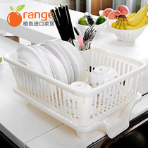 Japan imports sanko kitchen shelves can guide asphalt basket bowl frame dishwasher tableware filter basket
