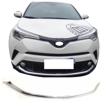 Suitable for C- HR front bumper trim strip CHR front lip rear bumper silver plated decorative appearance upgrade modified carbon fiber color T