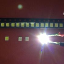 Led patch luminous tube 3528 four-leg white common positive 1210 white light white light car instrument