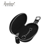 Zordenne Genuine Leather Key Bag Head Layer Bull Leather Mens Key Bag Lady Genuine Leather Car Lock Spoon Bag