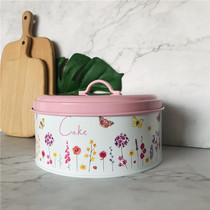 Large Number Round Cute Creative Nordic Biscuit Candy Snack Iron Box Delight Back Gift Box Mask Containing Finishing Box