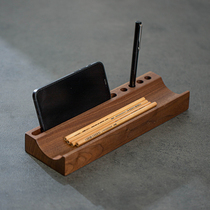 Sanshe graduation gifts for teachers classmates creative high-end log study pen holders customized practical Thanksgiving souvenirs