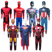 Adult cosplay Hulk Spider-man costume Black Panther performance costume Iron Man Captain America costume