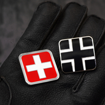 Swiss Army Badge Swiss Panzer Division Armband Red Cross Badge of Arms