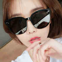 2021 new sunglasses female Korean version tide round face anti-UV net red sunglasses street shot glasses eye fashion