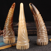 Yak corner Comb Wash hair for men and women with large and wide teeth massage acupoint natural pure scalp Meridian comb