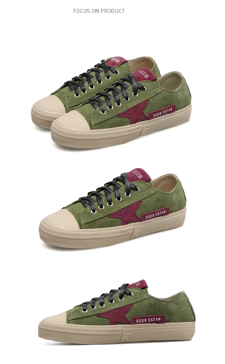 2017韩版明星同款真皮星星运动休闲内增高小白鞋