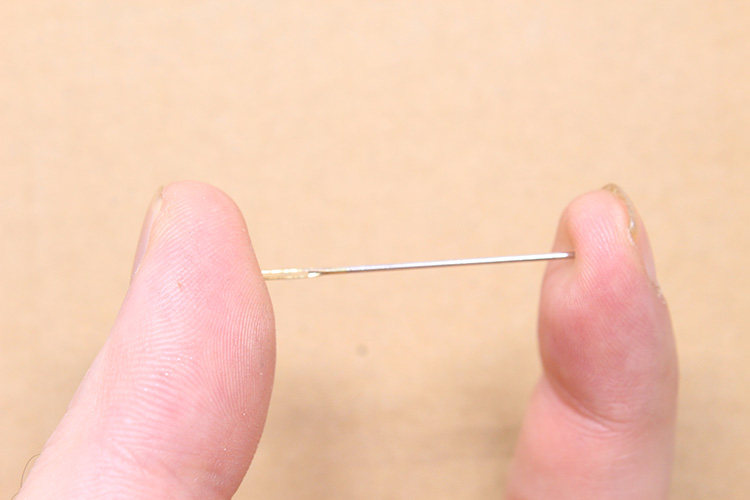 十字绣针包邮金尾针30枚 11ct24号中格三股绣线针 绣花针免运费