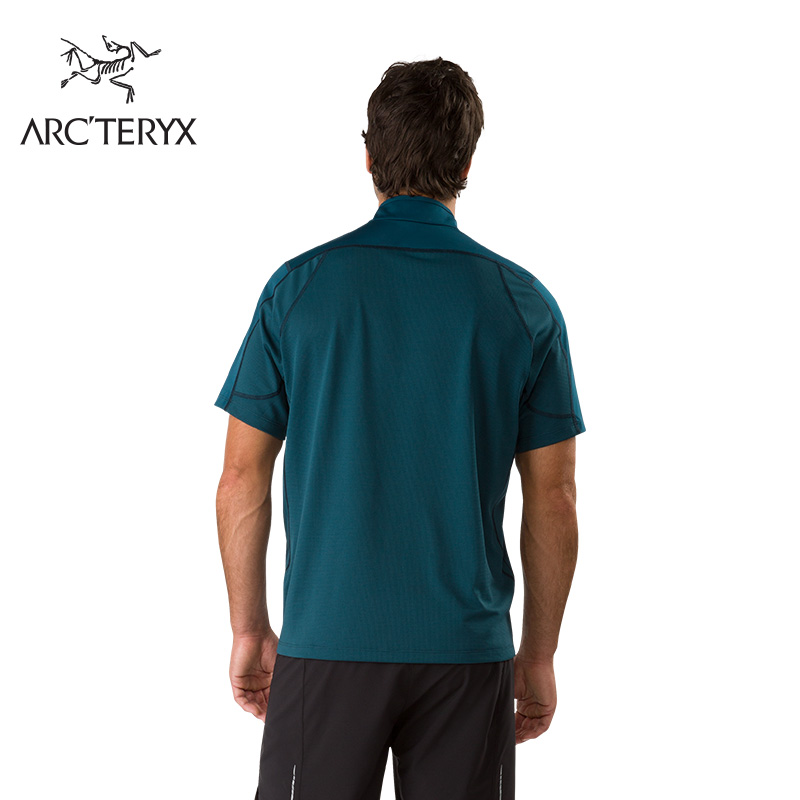 Arcteryx 始祖鸟男款吸湿排汗透气快干短袖T恤 Accelero Comp 