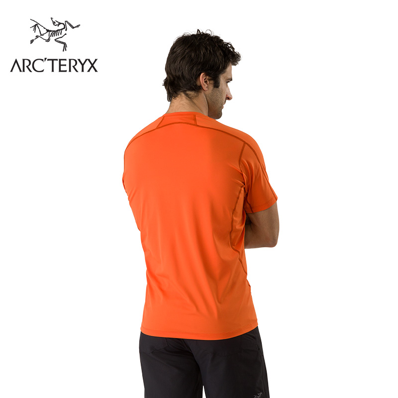 Arcteryx 始祖鸟男款户外吸湿排汗贴身舒适透气快干运动T恤Phasic 