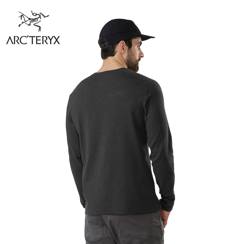 Arcteryx始祖鸟男款户外日常圆领透气轻薄快干T恤Sirrus LS 