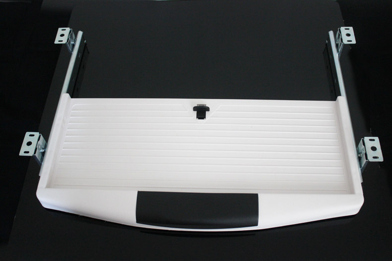 包邮abs料电脑键盘架 键盘抽屉 键盘托架 键盘托 配35宽静音滑轨