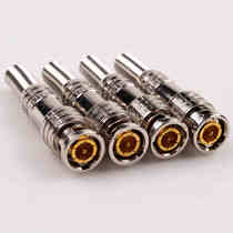 Solder-free copper core BNC connector monitoring AHD simulator accessories video cable connector Q9 head welding optional