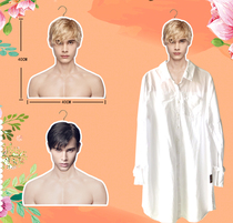 Creation camp LELUSH Li teacher Li Lu Xiu humanoid hanger around the big head hanger with bamboo shoots and silk to give gifts