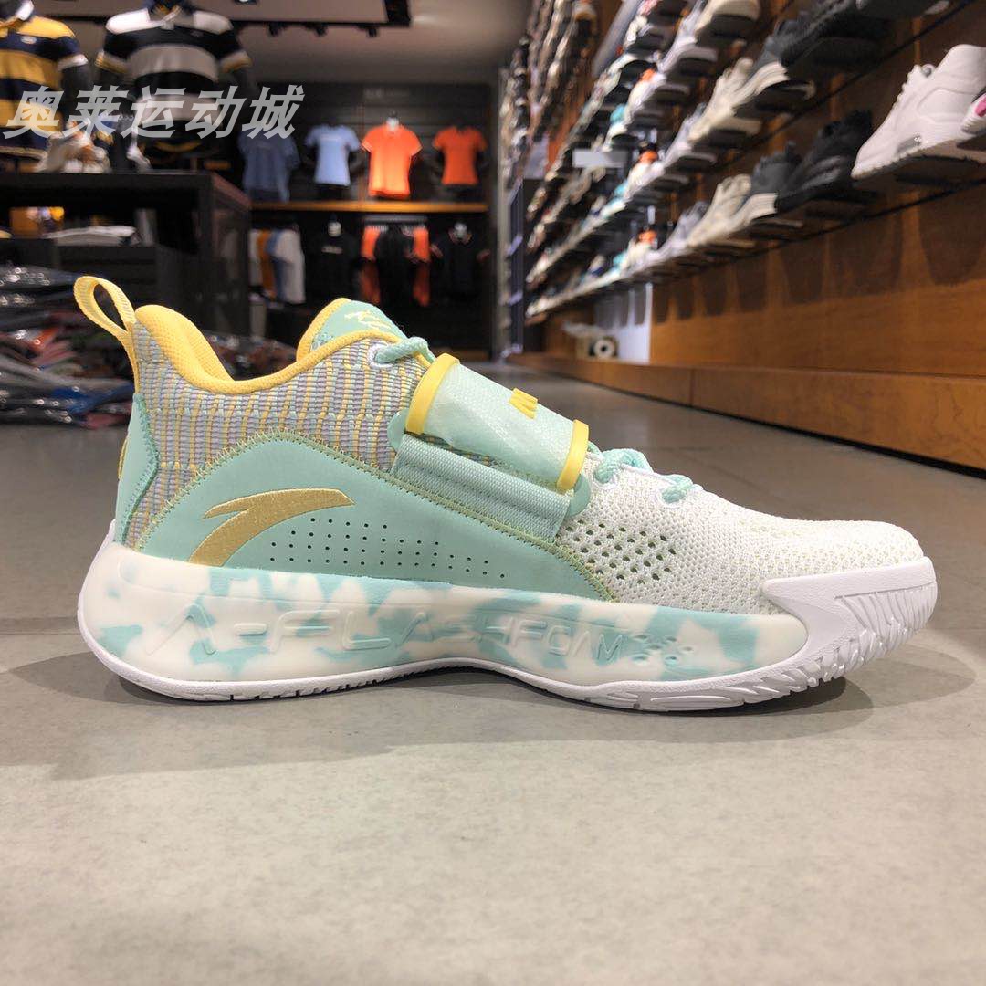 安踏水花2代篮球鞋男鞋夏季汤普森kt5外场耐磨透气水花二代运动鞋