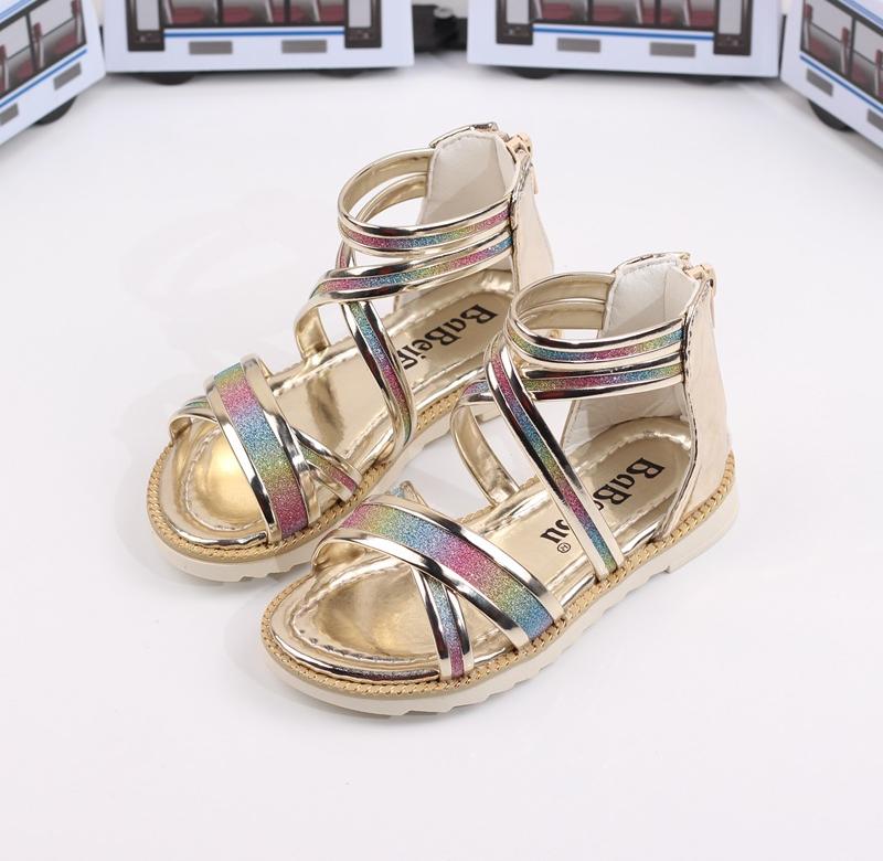 Girls Sandals 2020 Summer Childrens Princess Shoes Korean 1-3-9 year old baby sandals for girls