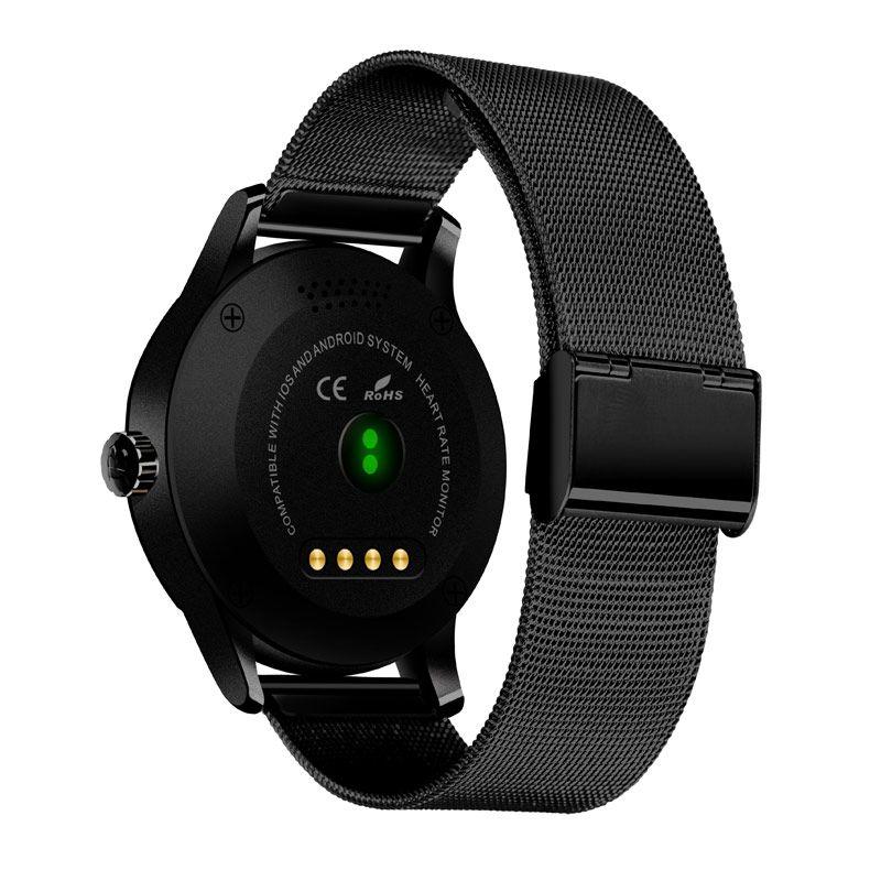 智能运动蓝牙手表男多功能测心率社交提醒跑步防水特种兵充电手表