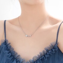 Fishbone necklace female 2021 new light luxury niche clavicle chain simple temperament net red explosion