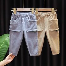 Baby Cargo Pants Spring and Autumn Pants for Children 1-3 Years 2 New Style 4 Boys Korean Style Leisure Pants 5