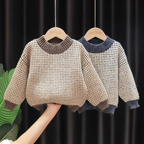 Boys winter clothes Korean knitwear baby pullover sweater baby sweater 1-2-3 years old 4 children warm coat