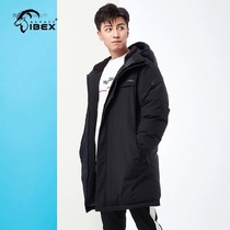 Rock antelope IBEX mens business edition down coat thickened outdoor section windproof and waterproof fluffy 750 90%velvet