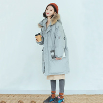 oversize cotton clothes female Korean version of loose 2020 new winter long Dongdaemun ins Hong Kong wind cotton clothes