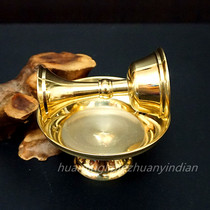 Tibetan Buddhist supplies Tantric Buddhism for Buddha Seiko polishing for Cup height 11cm thick pure copper Protector Cup trumpet