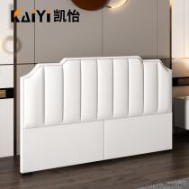 Light extravagant headboard soft bag modern minimalist tatami biathlon with back board solid wood bill to sell separate tech cloth