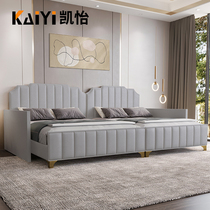 Tech Cloth Parenting Bed Modern Light Lavish Main Sleeper Trio 2 2 m 2 4 Huge 3 2nd Tire Family Tatami Large Bed