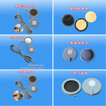 Drug iontophoresis electrode round digital biological wave Meridian electronic pulse acupuncture treatment physiotherapy instrument accessories