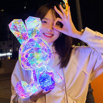 520 Valentines Day gift gift glowing music box automatically snowy eight - piece box childrens girls night light