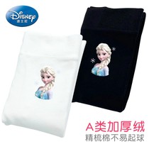 Disney children with pantyhose spring and autumn velvet and thick baby girl with thick velvet stockings