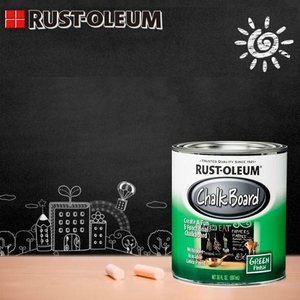 黑板漆美国进口rust-oleum儿童涂鸦墙面漆水性乳胶白板漆彩色室内