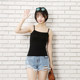 Modal camisole women's summer and autumn outer wear bottoming shirt slim small suspender short style inner wear tight sexy ຂະ​ຫນາດ​ໃຫຍ່