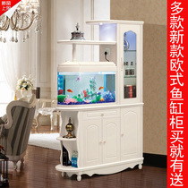 Fish cylinder room cabinet with fish cylinder cupboard cupboard cupboard cabinet Direction cabinet Double-sided shoe cabinet