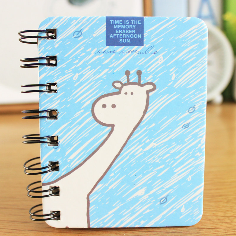 创意文具线圈本卡通可爱口袋便携小本子个性创意记事本笔记本本子