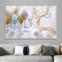 Cai Deer Diamond Painting 2020 New Small Full Diamond Living Room Point Paste Cross-stitch 2021 Modern Masonry stickers