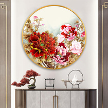 Flower rich diamond painting 2021 new 5d full diamond living room entrance restaurant point brick show cross stitch Chinese style