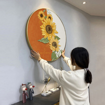 2021 Diamond painting Sunflower new living room full diamond small dining room 5d masonry embroidery point stick diamond cross stitch