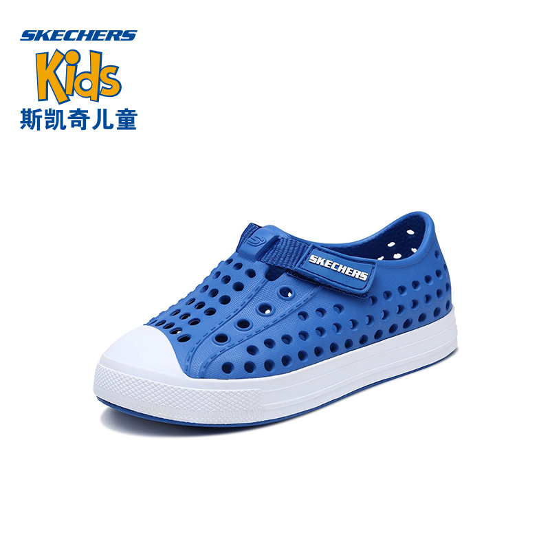 Skechers斯凯奇夏季男童小童凉鞋 宝宝沙滩洞洞鞋 91991N Skechers斯凯奇夏季男童小童凉鞋 宝宝沙滩洞洞鞋 91991N