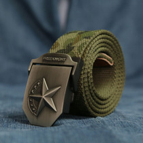 Military Fans Outdoor Tactical Belts Special Soldiers Military Military Belts Belt and Mens Military Training Canvas Waist Pants Belts
