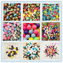 Assorted set Ideal country Classic cat toy Rabbit skin mouse Plush mouse Rainbow ball Table tennis