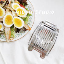 Spot Japan Day System Retro Stainless Steel Cheeters Eggs Preserved Egg Peel Egg Ham Fruit Slicer