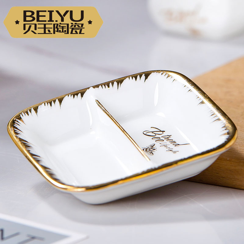 BeiYu bee ipads China flavour dish ceramic disc dipping sauce vinegar sauce dish creative dish of soy sauce small home plate