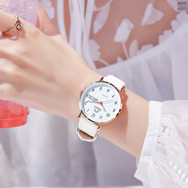 girl student's night light ins style girl's junior high school mechanical electronic quartz waterproof watch